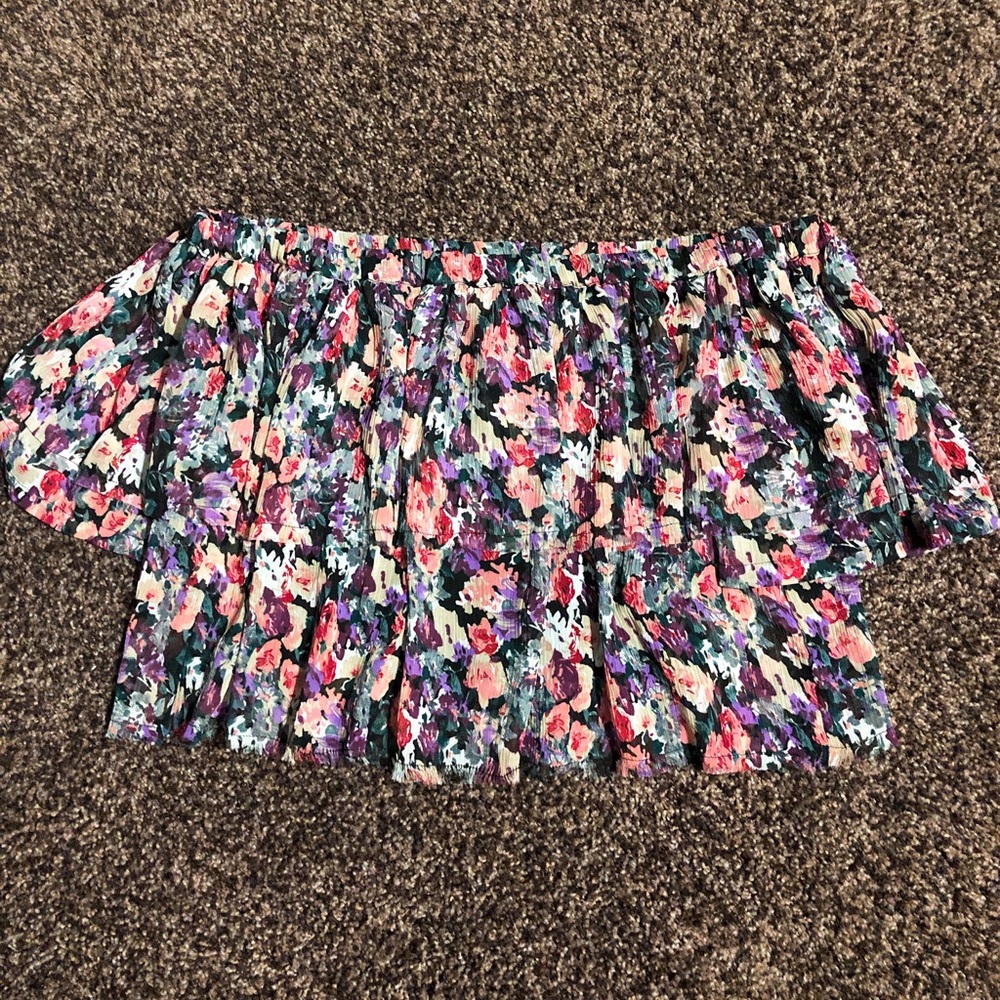 Floral  Off Shoulder Blouse